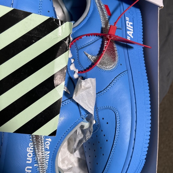off white university blue af1